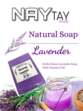 Load image into Gallery viewer, Relaxing Lavender Bar Soap