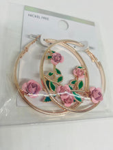 Load image into Gallery viewer, Rose Hoops
