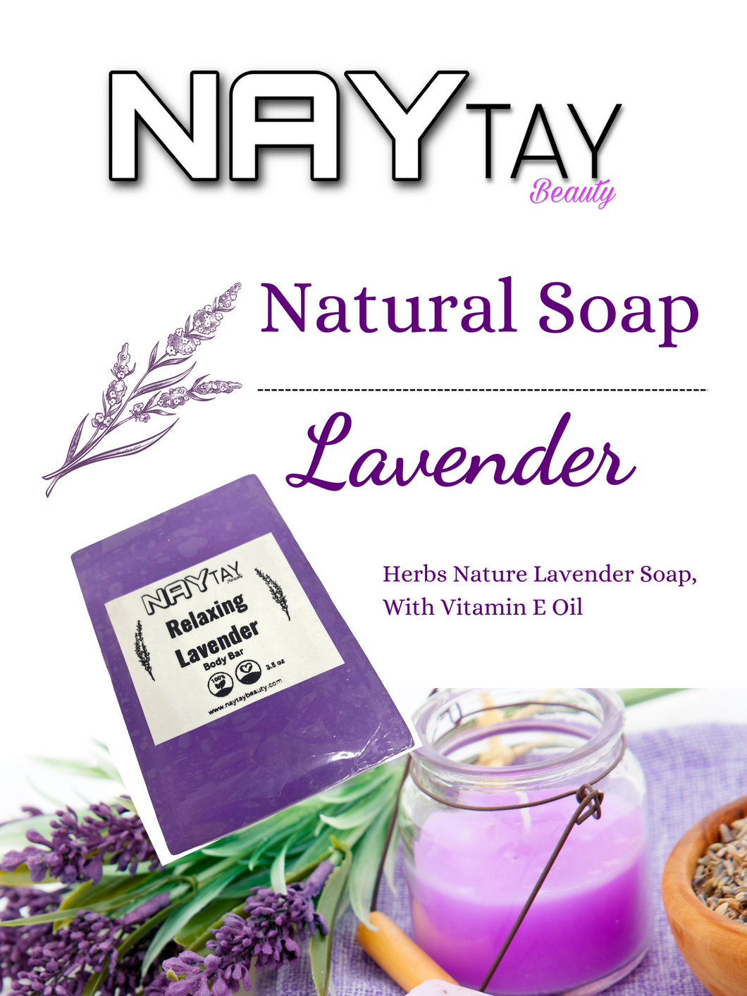 Relaxing Lavender Bar Soap